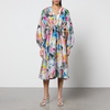 Stine Goya Veroma Floral-Print Jersey Midi Dress - XS