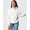 Oversized Zip-Up High-Neck Womens Sweater