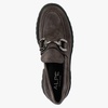 Julienne Grey Suede Chunky Loafers