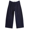 Studio Nicholson Sorte Deep Pleat Volume Twill Pant