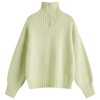 Auralee Wool Soft Cord Quarter Zip Sweat