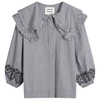 Damson Madder Lois Double Collar Blouse