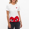 Comme des Garcons Play Women's Double Red Heart T-Shirt