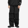 Poliquant Wide Zip Tucked Pants