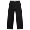 Nudie Jeans Co Holly Western Black Denim Pants