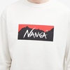 Nanga Long Sleeve Eco Hybrid Box Logo T-Shirt