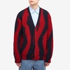 Jacquard-Knit Wool-Blend Cardigan