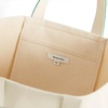 Sporty & Rich Crown Logo Two Tone Tote Bag