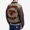 Billionaire Boys Club Leather Sleeve Varsity Jacket