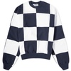 Sunnei Dama Patchwork Crew Sweater