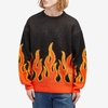 BEAMS Fire Shaggy Crew Jumper