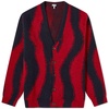 Jacquard-Knit Wool-Blend Cardigan