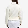 Low Classic Shorts Terry Fleece Zip-Up Top