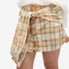 OPEN YY Faded Check Shirt Skirt