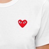 Comme des Garcons Play Women's Double Red Heart T-Shirt