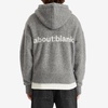 about:blank Mohair Knitted Logo Hoodie