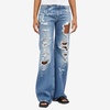 Paco Rabanne Ripped Baggy Jeans