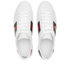 GUCCI White Multicolor Leather Sneakers for Men