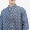 Daily Paper Rahul Shield Monogram Denim Jacket