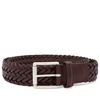 Anderson's Woven Leather Belt