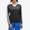 Adidas V-Neck Long Sleeve T-Shirt