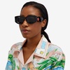 Casablanca Oval Wave Sunglasses