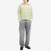 Auralee Wool Soft Cord Quarter Zip Sweat