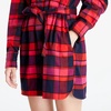 Tommy Jeans Check Mid Thigh Shirt Dress