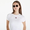 T-shirt Tommy Jeans Slim Badge Rib Short Sleeve Tee