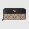 GG Marmont bi-color zip around wallet