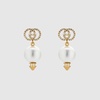 Gucci Interlocking earrings with pearl