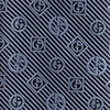 Silk Monogram Stripe Jacquard Tie