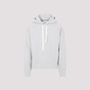 JIL SANDER Men's Grey Cotton Hoodie for FW23