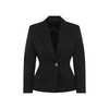 GIVENCHY Elegant Structured Black Wool Jacket