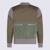 Giacca Casual In Nylon Militare - Verde Scuro / S