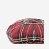 Wool Cap With Check Pattern