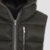 RICK OWENS Sealed Down Vest in Green