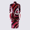 Pucci Multicolor Pink Viscose Mini Dress