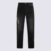 Black Cotton Denim Jeans