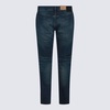 Dark Blue Cotton Denim Jeans