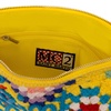 Parisienne Yellow Crochet Pouch Bag With Saint Barth Embroidery