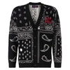 Bandanna Knitted Cardigan With Saint Barth Embroidery