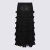 Black Viscose Skirt