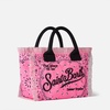 Colette Fluo Pink Handbag With Bandanna Print