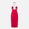 Longuette Cutout Fuchsia Dress Farah