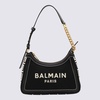 Balmain Black B-Army Canvas Shoulder Bag