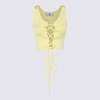 Wax Yellow Cotton Stretch Top