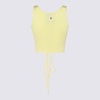 Wax Yellow Cotton Stretch Top