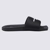 Black Rubber Sliders