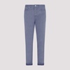 DIOR HOMME Slim Fit Blue Cotton Jeans for Men from FW22 Collection